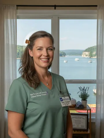 Sarah 'Sage' Thompson, LMT — professional portrait